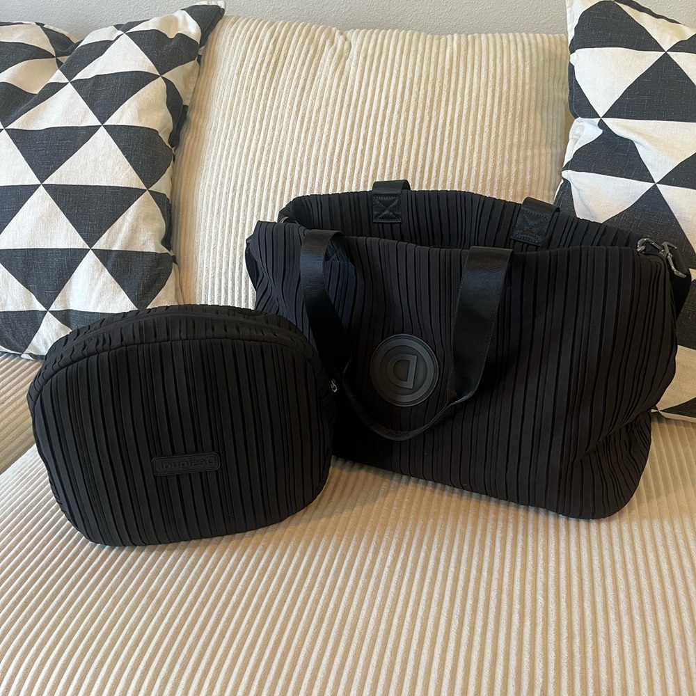 Desigual Black Shoulder Bag Set